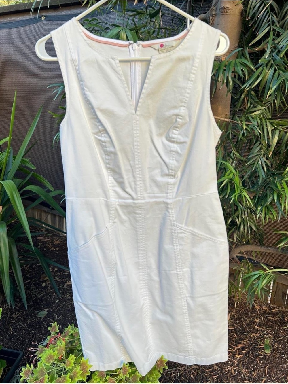 BODEN White Cotton Dress